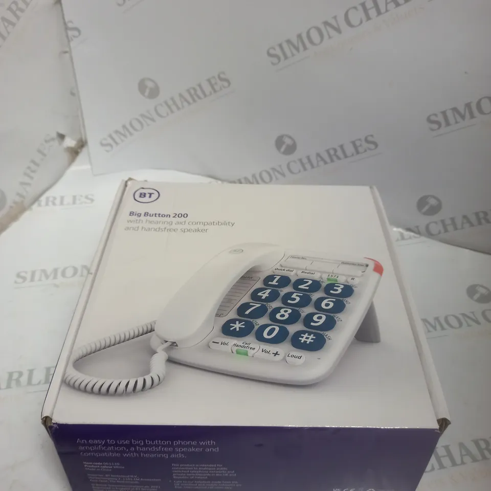 BT BIG BUTTON 200 HANDSFREE SPEAKER PHONE 