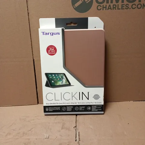 TARGUS CLICK IN PROTECTIVE CASE ROSE GOLD FOR IPAD (9TH GEN) 10.2 INCH