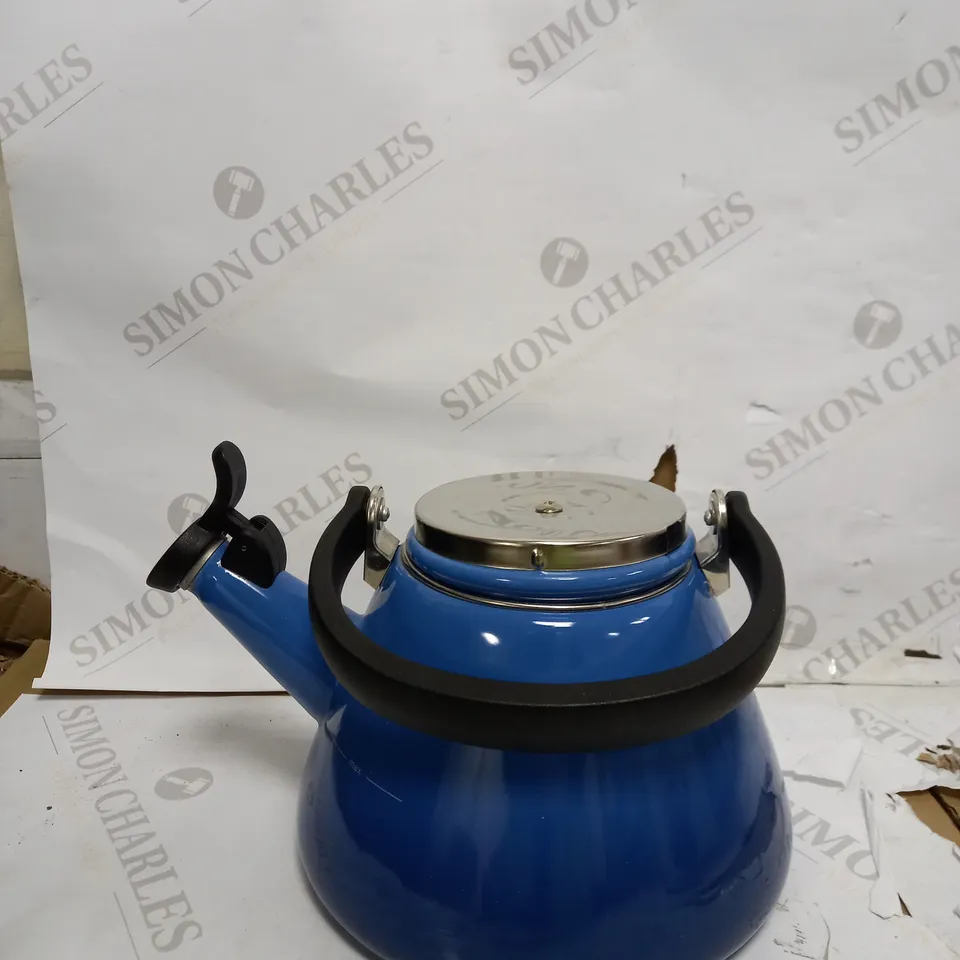 LE CREUSET STOVE-TOP KETTLE BLUE