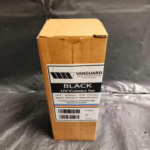 VANGUARD UV CURABLE INK – BLACK (VK300D-K) FOR VANGUARD UV PRINTERS