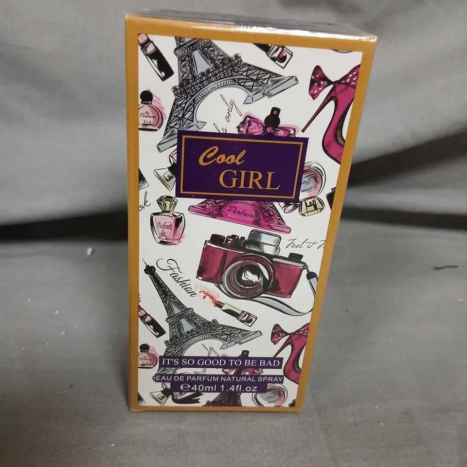 BOXED AND SEALED COOL GIRL IT'S GOOD TO BE BAD EAU DE PARFUM 40ML