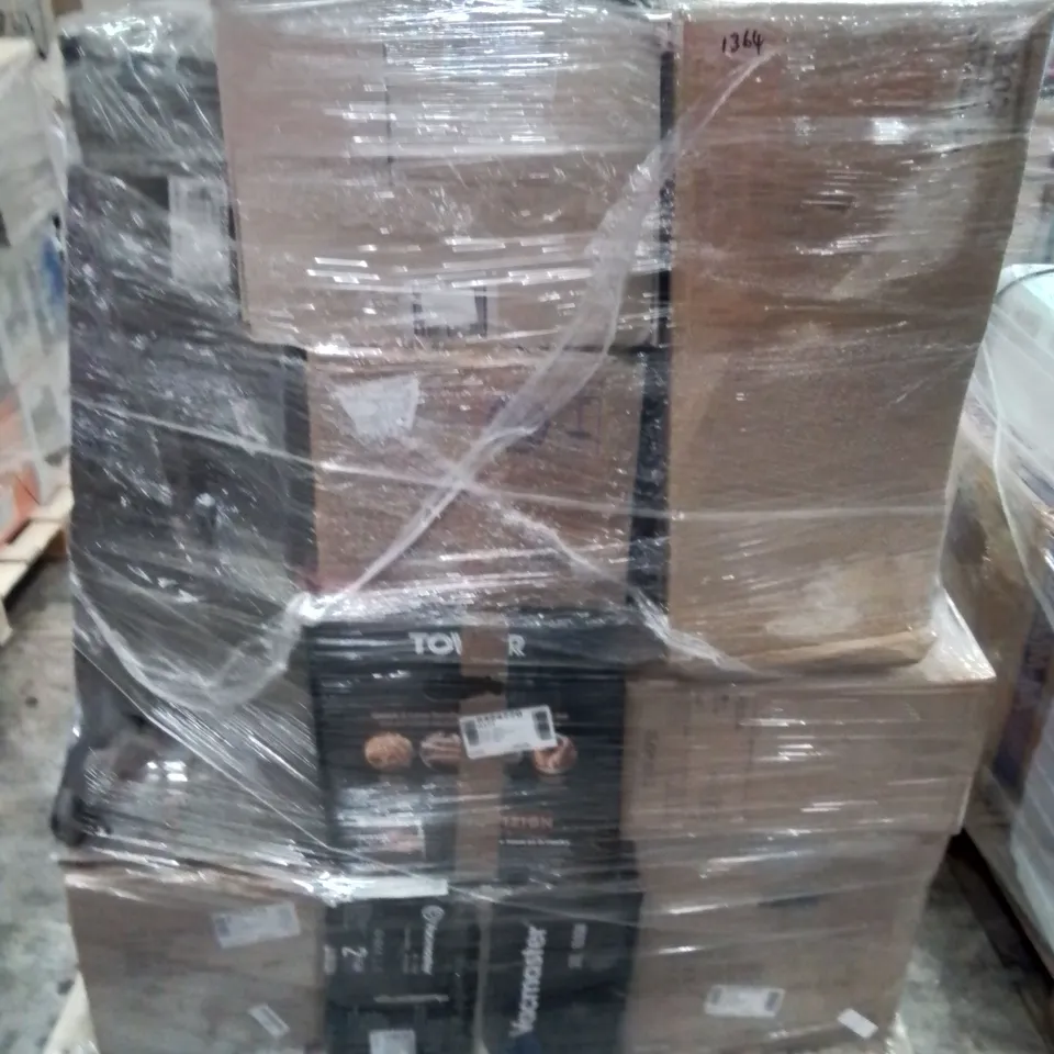 PALLET OF APPROXIMATELY 22 UNPROCESSED RAW RETURN HOUSEHOLD AND ELECTRICAL GOODS TO INCLUDE;