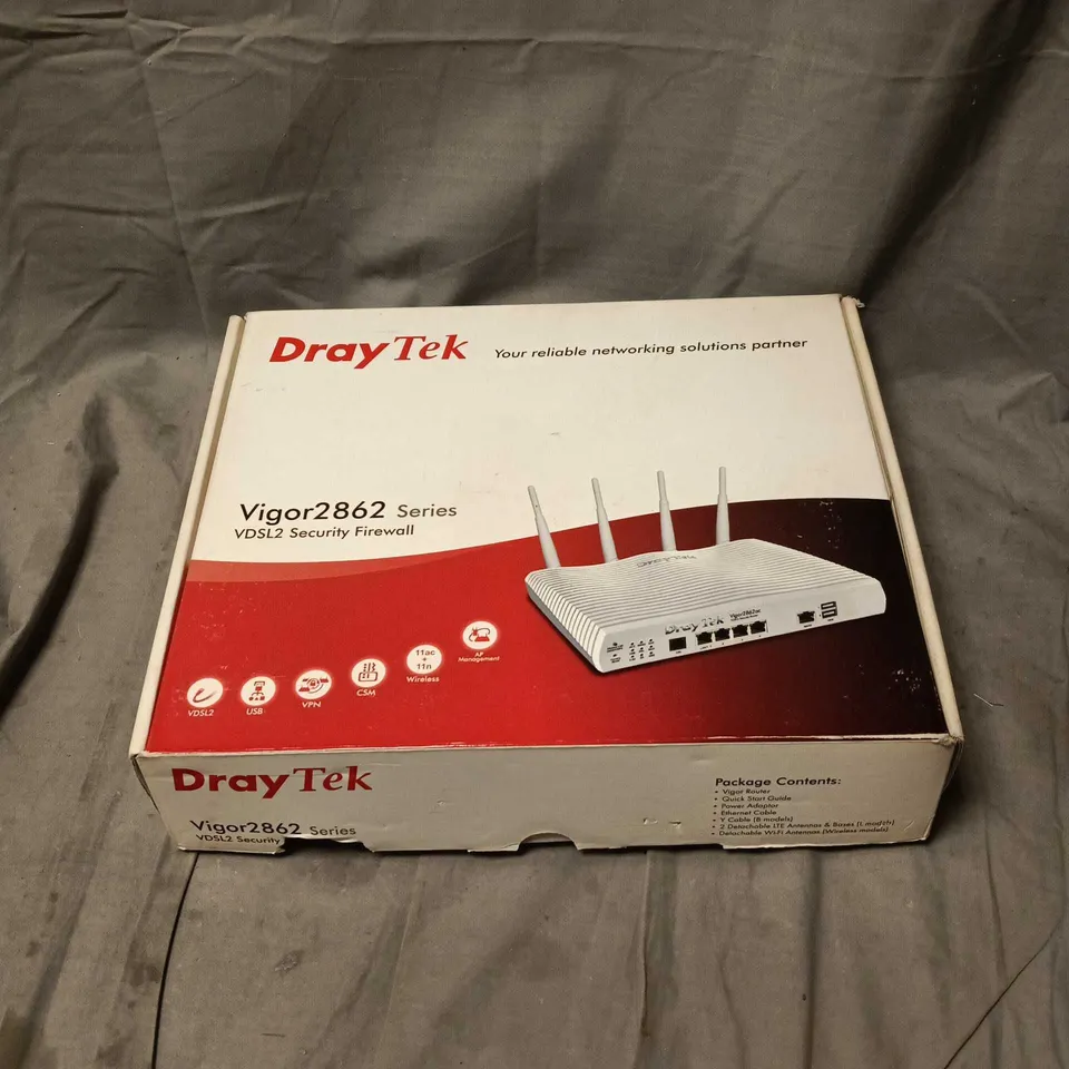 DRAYTEK VIGOR2862 SERIES VDSL2 SECURITY FIREWALL ROUTER – BOXED