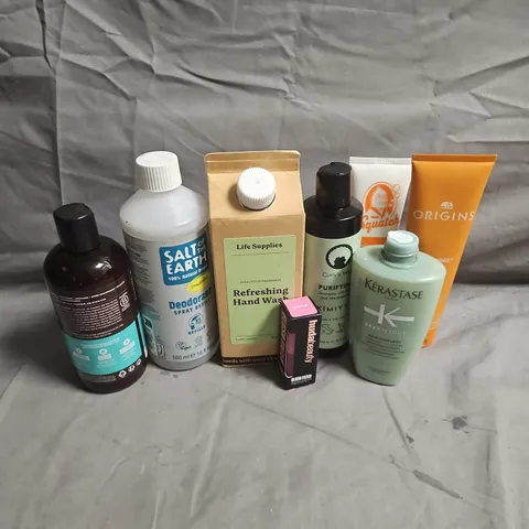 APPROXIMATEY 20 ASSORTED HEALTH AND BEAUTY PRODUCTS TO INCLUDE - HUDABEAUTY BLUSH FILTER - DR SQUATCH TOOTHPASTE - LIFE SUPPLIES REFRESHING HAND WASH - ETC
