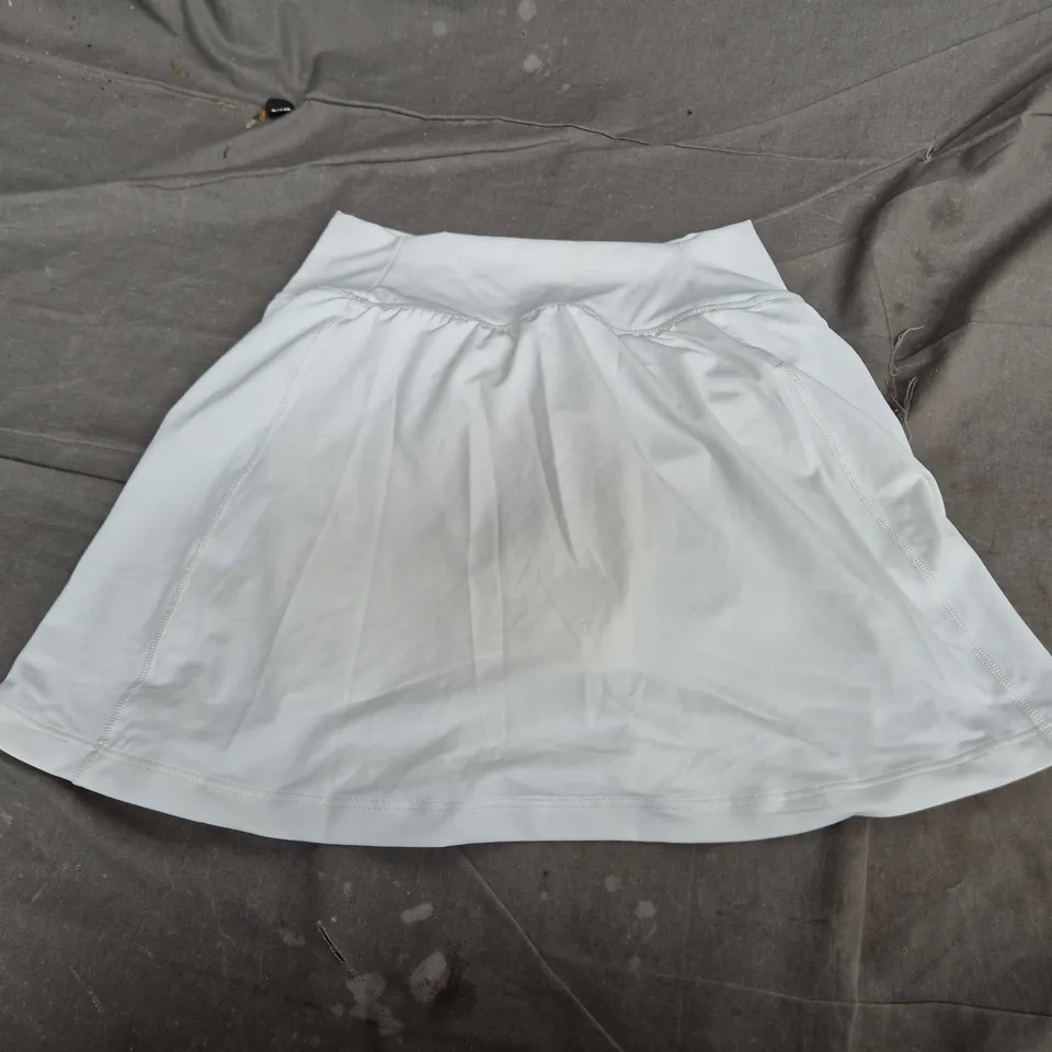 ADIDAS OPTIME SKORT – WHITE, WOMEN'S UK SIZE S