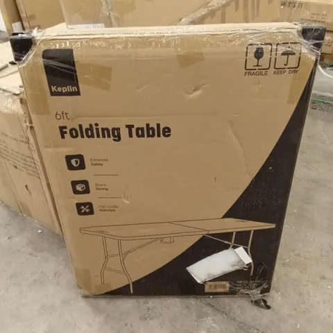 BOXED KEPLIN 6FT FOLDING TABLE 