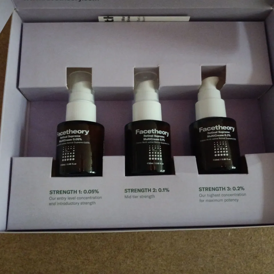 BOXED FACETHEORY RETINAL SUPREME MULTICREAM TRIO