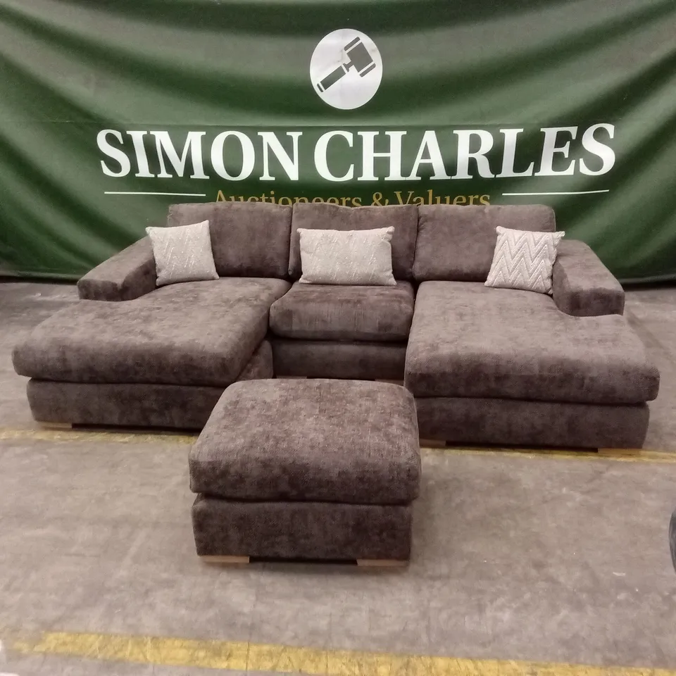 BROADGATE U-SHAPE MODULAR SOFA WITH FOOTSTOOL RRP £2529