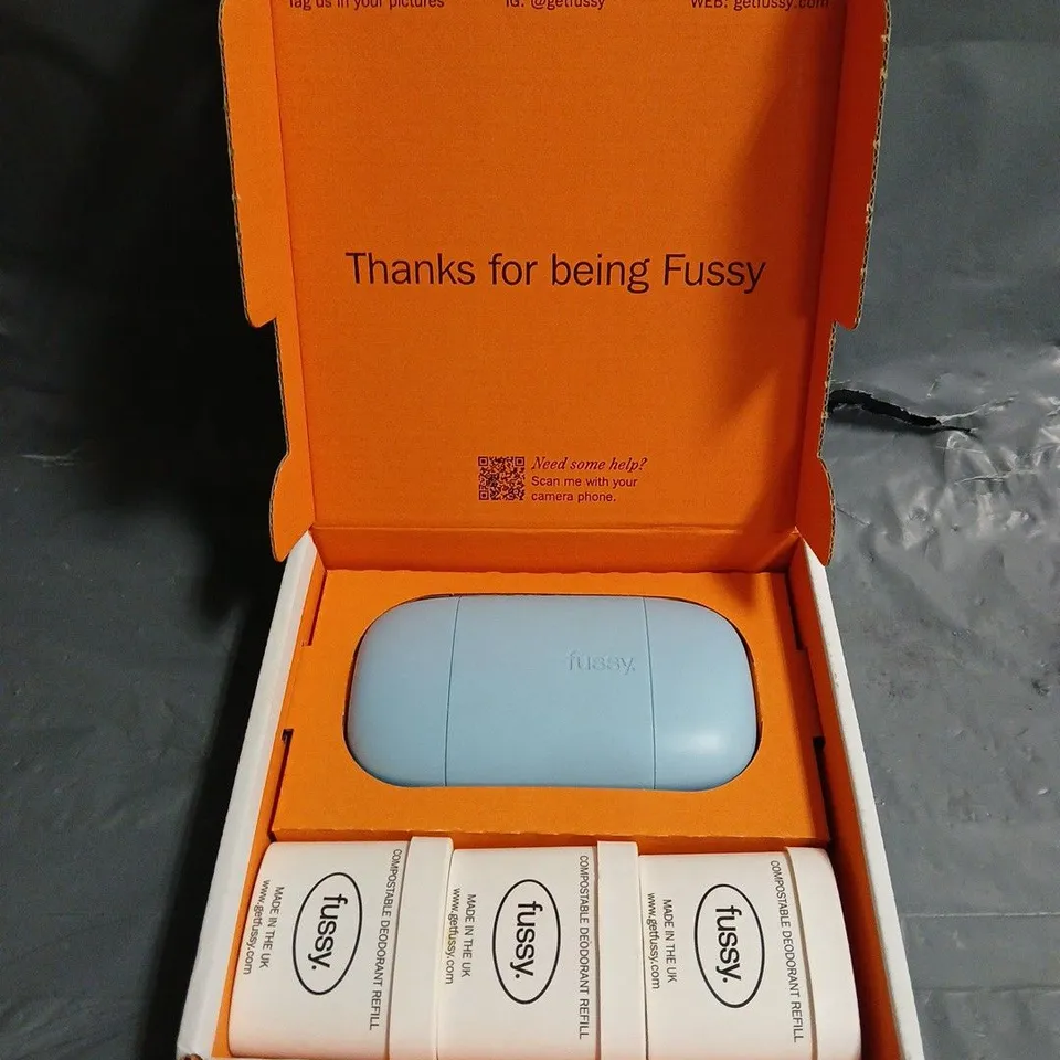BOXED FUSSY DEODORANT WITH X3 REFILLS