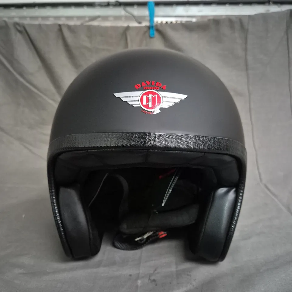 DAVIDA SPEEDSTER V4 - BLACK MATT - MOTORCYCLE HELMET