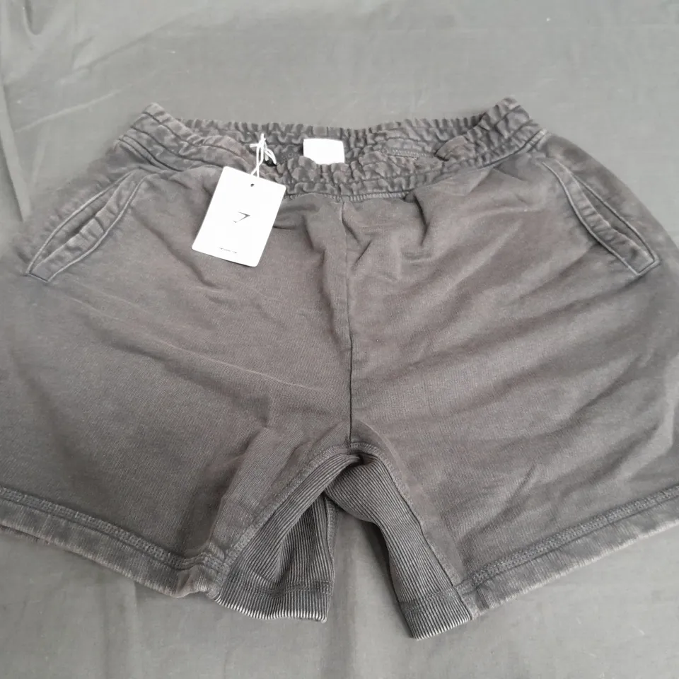 GYMSHARK POWER WASHED 5" SHORTS - L OVERSIZED