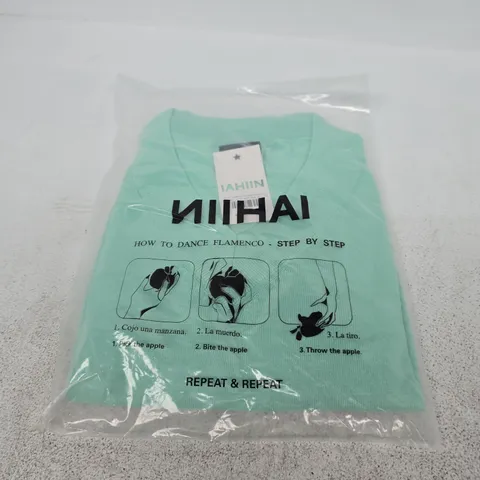 IAHIN Deep Jumper in Aqua Marine β XS