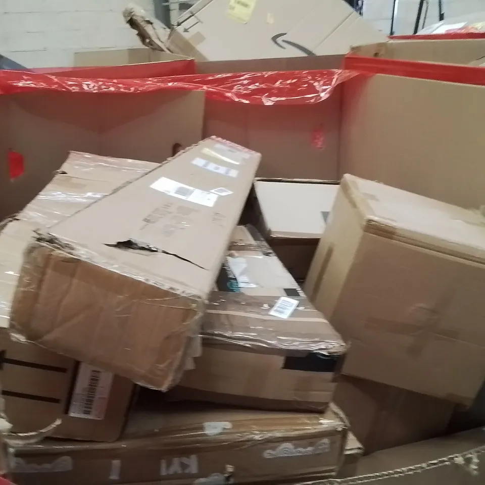 PALLET OF ASSORTED HOUSEHOLD GOODS AND PRODUCTS TO INCLUDE;HEDGE TRIMMER,PLANT POT,SAFETY GATE