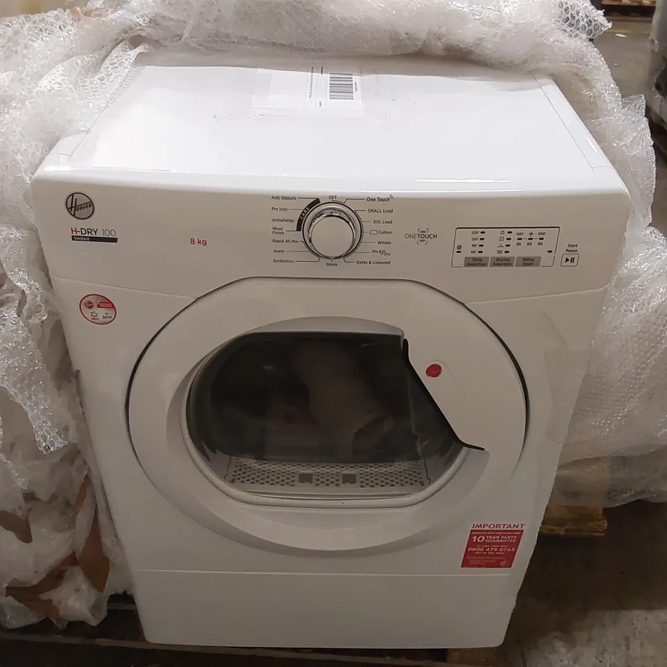 HOOVER H-DRY 100 HLEV8LG-80 8KG VENTED TUMBLE DRYER 