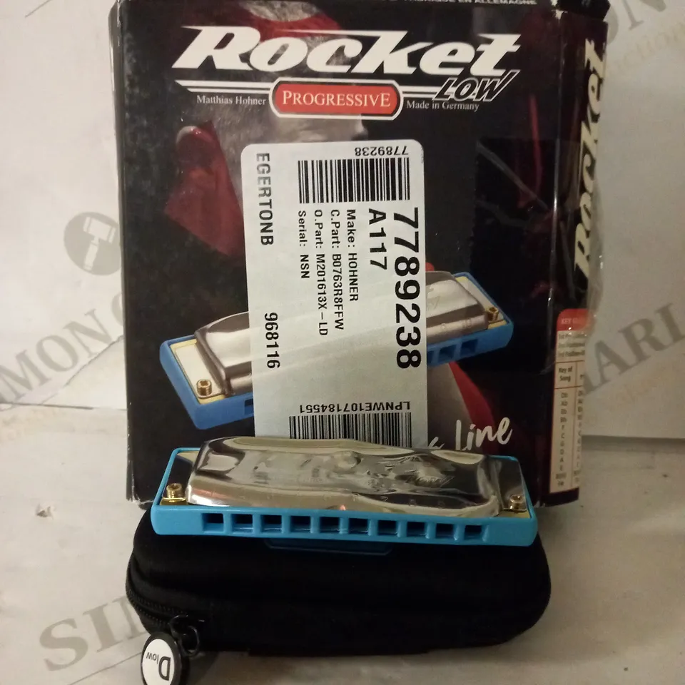 HOHNER ROCKET LOW 20 HARMONICA IN D TONE