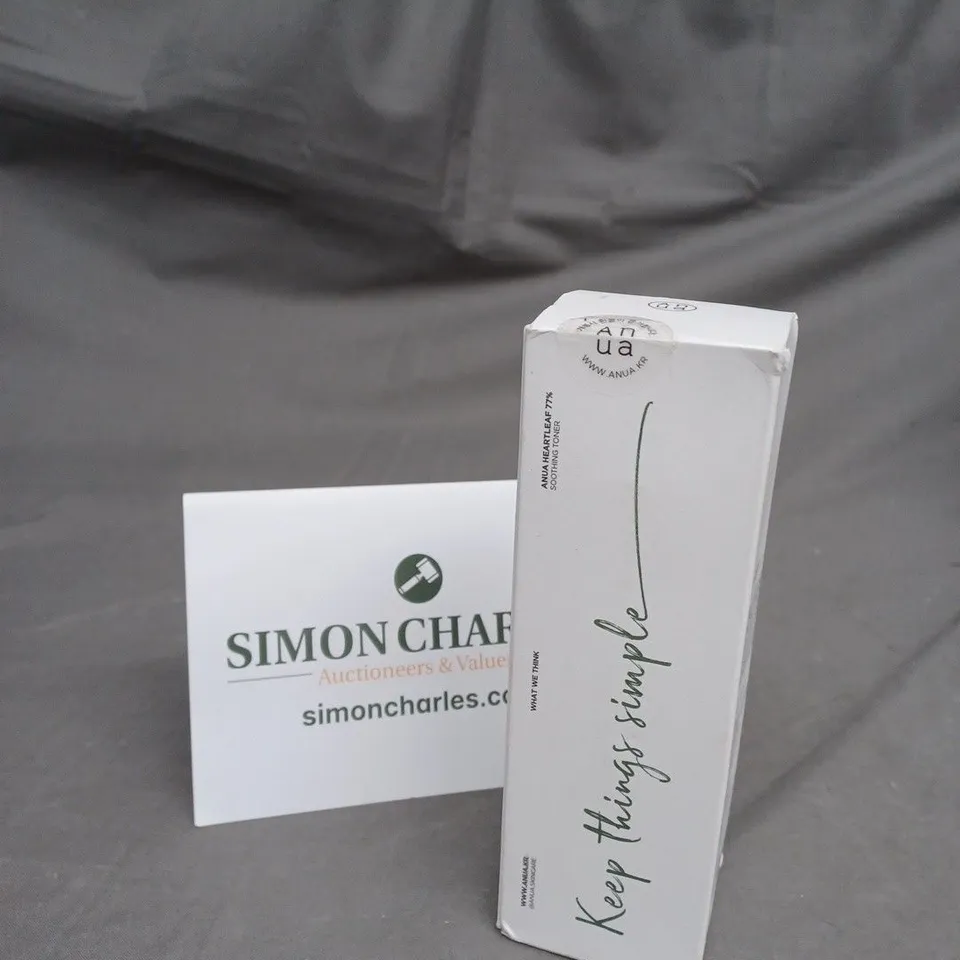 BOXED AND SEALED ANUA HEARTLEAF 77% SOOTHING TONER 250ML / 8.45OZ K-BEAUTY
