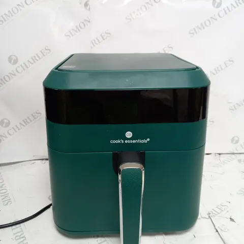 BOXED COOKS ESSENTIALS 5.8L AIR FRYER, EMERALD GREEN