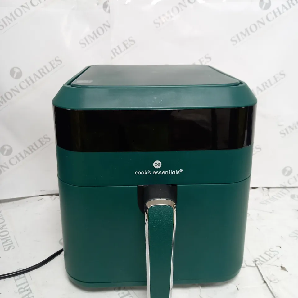 BOXED COOKS ESSENTIALS 5.8L AIR FRYER, EMERALD GREEN