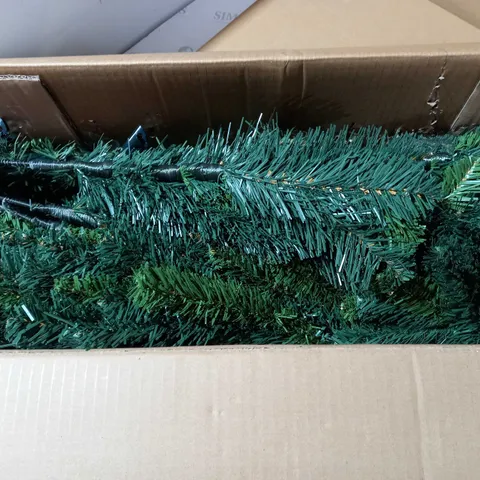 BOXED 6FT SPACE SAVING HALF TREE - COLLECTION ONLY