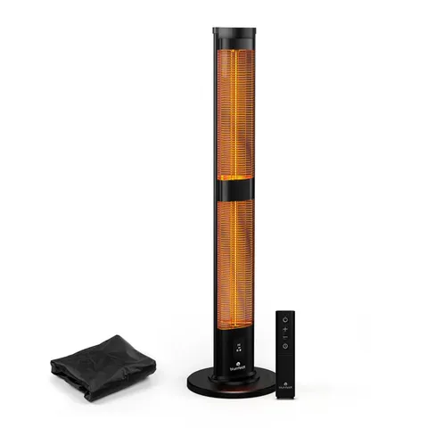 BLAZETOWER 3000W FREESTANDING INFRARED HEATER​ BLACK