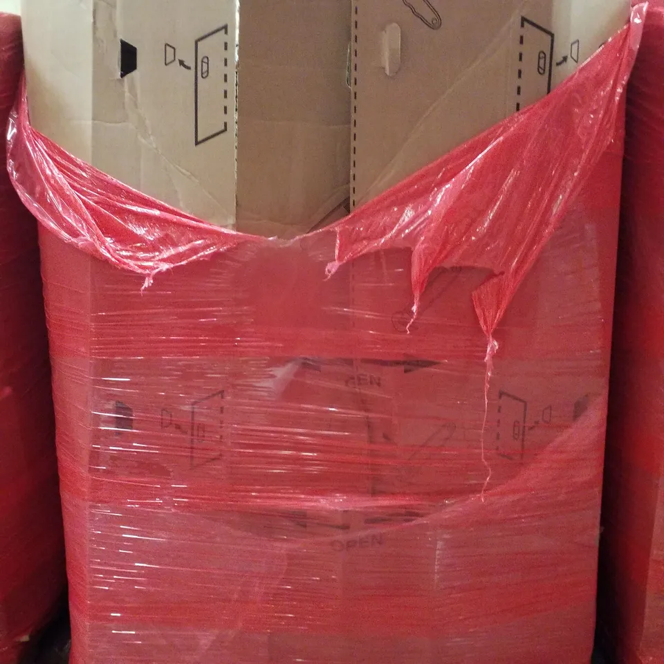 PALLET CONTAINING ASSORTED PRODUCTS INCLUDING GAMING MOUSE PAD, FIBER GLASS RENDER MESH, OFFICE LAMINATOR, ROUND BALLOON ARCH STAND & ANTI BLUE LIGHT SCREEN PROTECTOR 