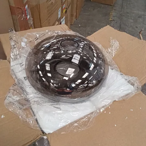 BOXED LIGHT SHADES (SET OF 4) - SMOKED GLASS (4 BOXES)