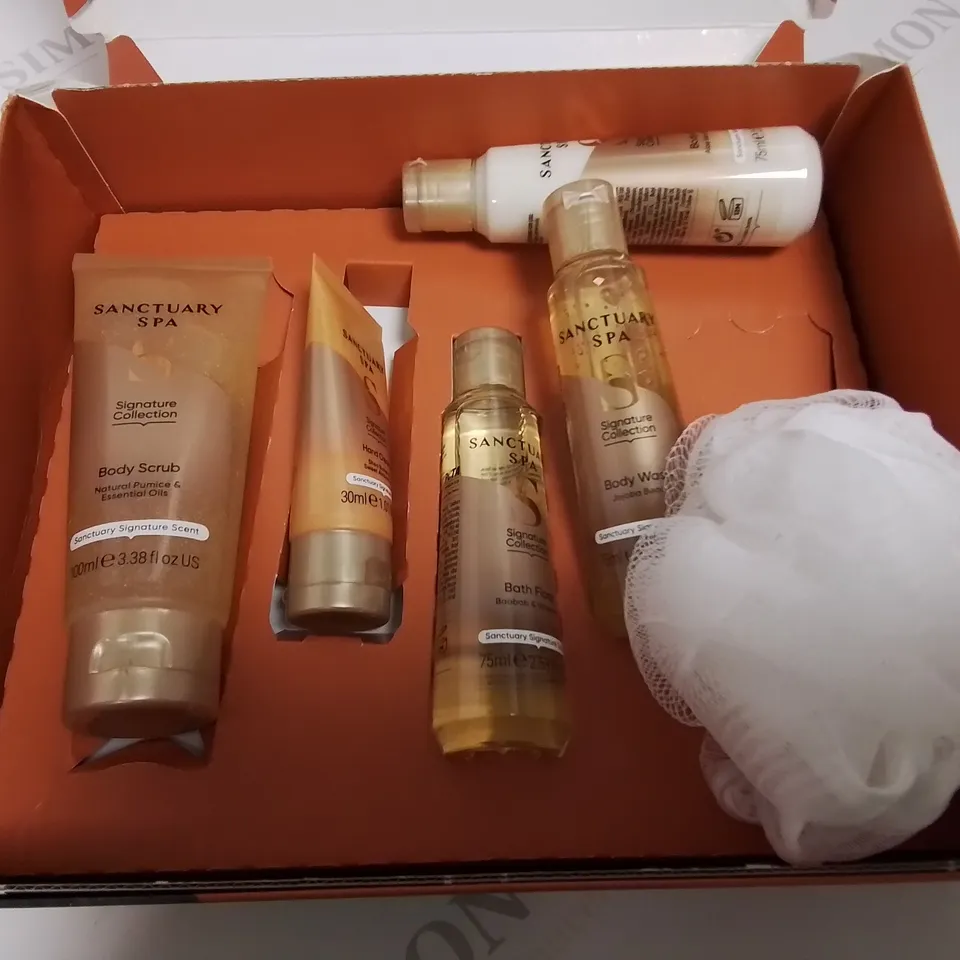 BOXED SANCTUARY SPA SIGNATURE PERFECT PAMPER PARCEL GIFT SET RRP £20