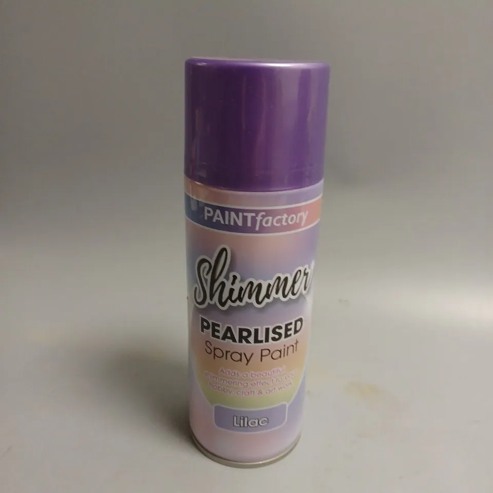 BOX OF ASSORTED PEARLIZED SPRAY PAINT 