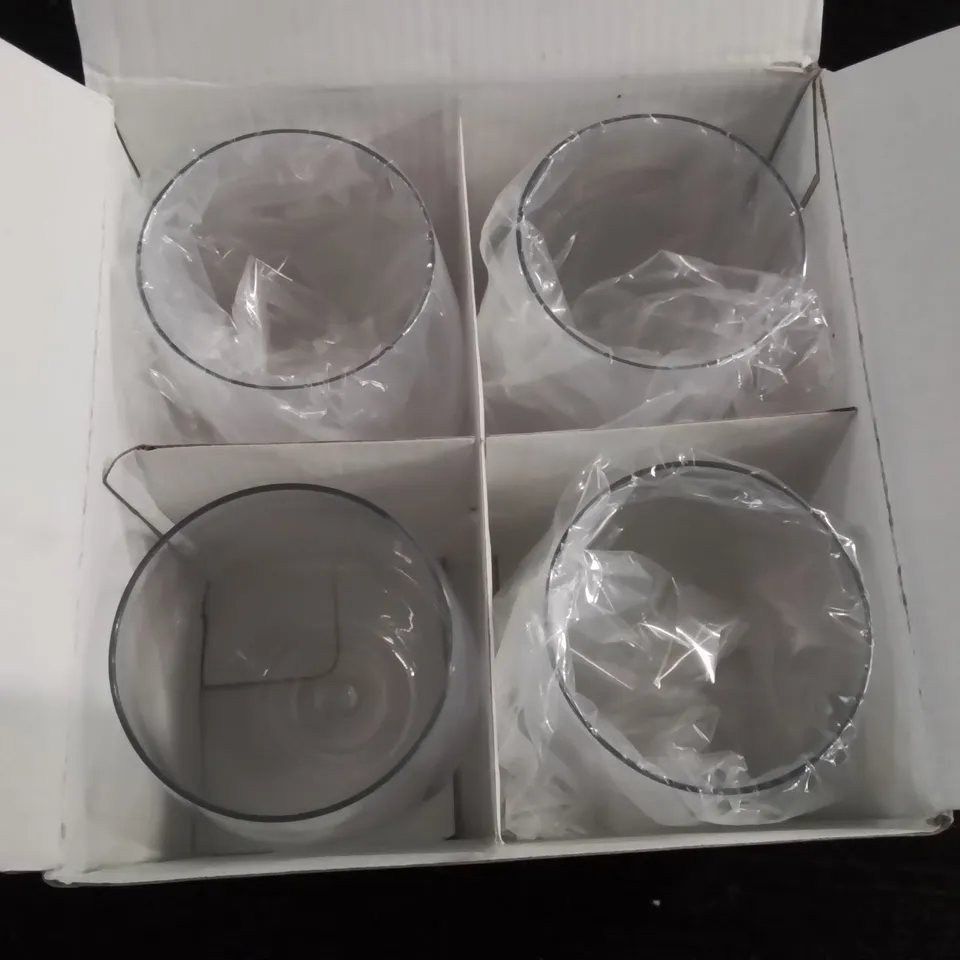 4 BOXES OF 4 SHATTERPROOF PLASTIC WINE GLASSES
