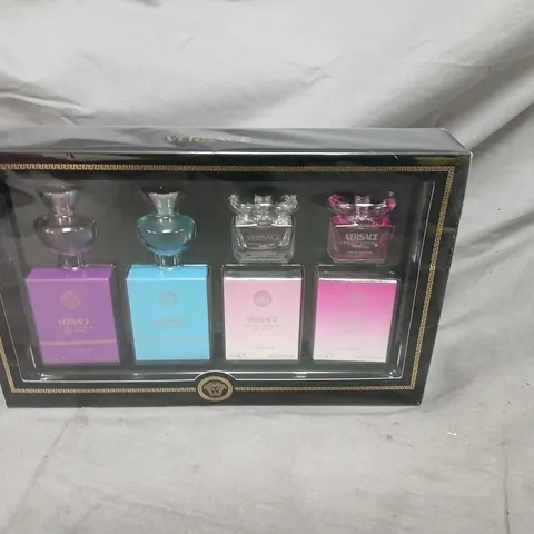 BOXED VERSACE 4 X 5ML FRAGRANCE SET