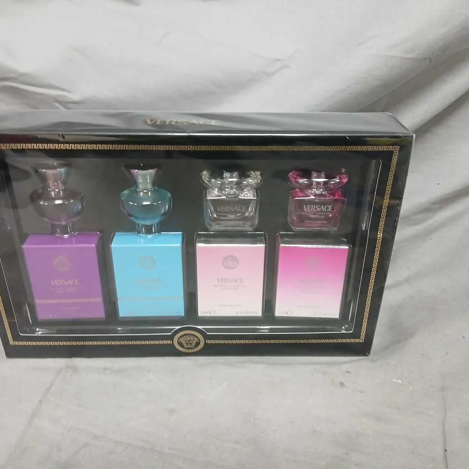 BOXED VERSACE 4 X 5ML FRAGRANCE SET