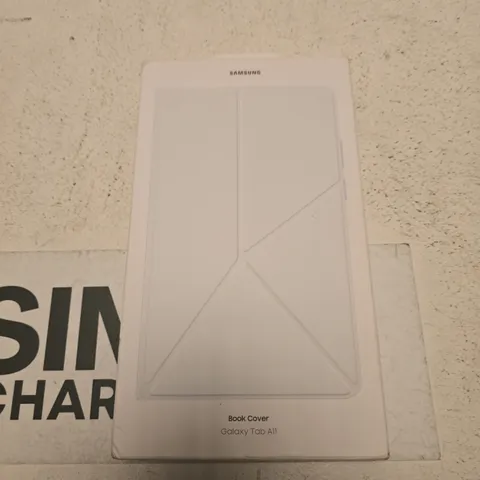 SAMSUNG GALAXY TAB A11 BOOK COVER – WHITE (IN PACKAGING)