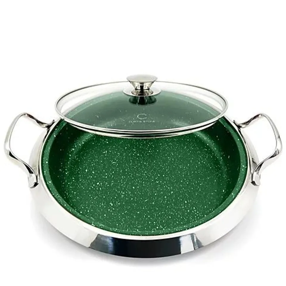 OUTLET CURTIS STONE 12" STAINLESS STEEL MULTI PURPOSE PAN