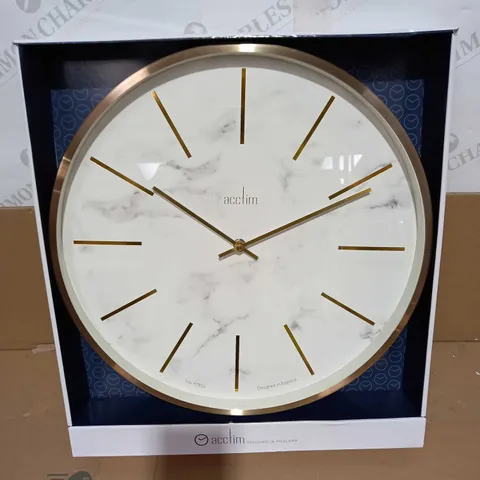 ACCTIM MARBLE BRONZE CLOCK