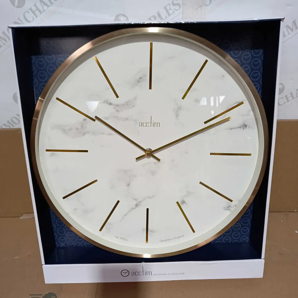 ACCTIM MARBLE BRONZE CLOCK 