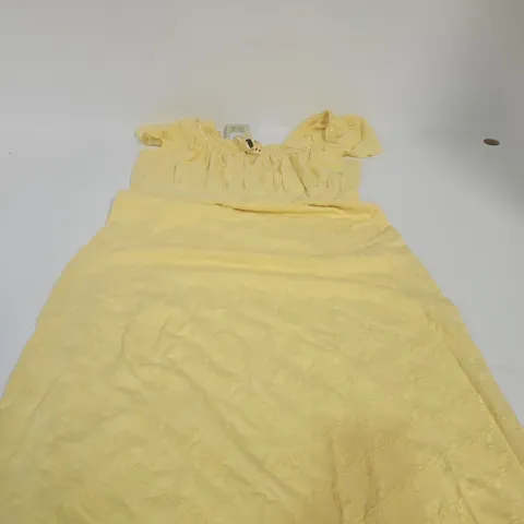 NOBODY'S CHILD MELISSA MIDI DRESS – YELLOW, UK 14