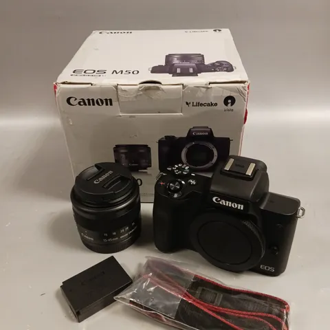 BOXED CANON EOS M50 DIGITAL CAMERA