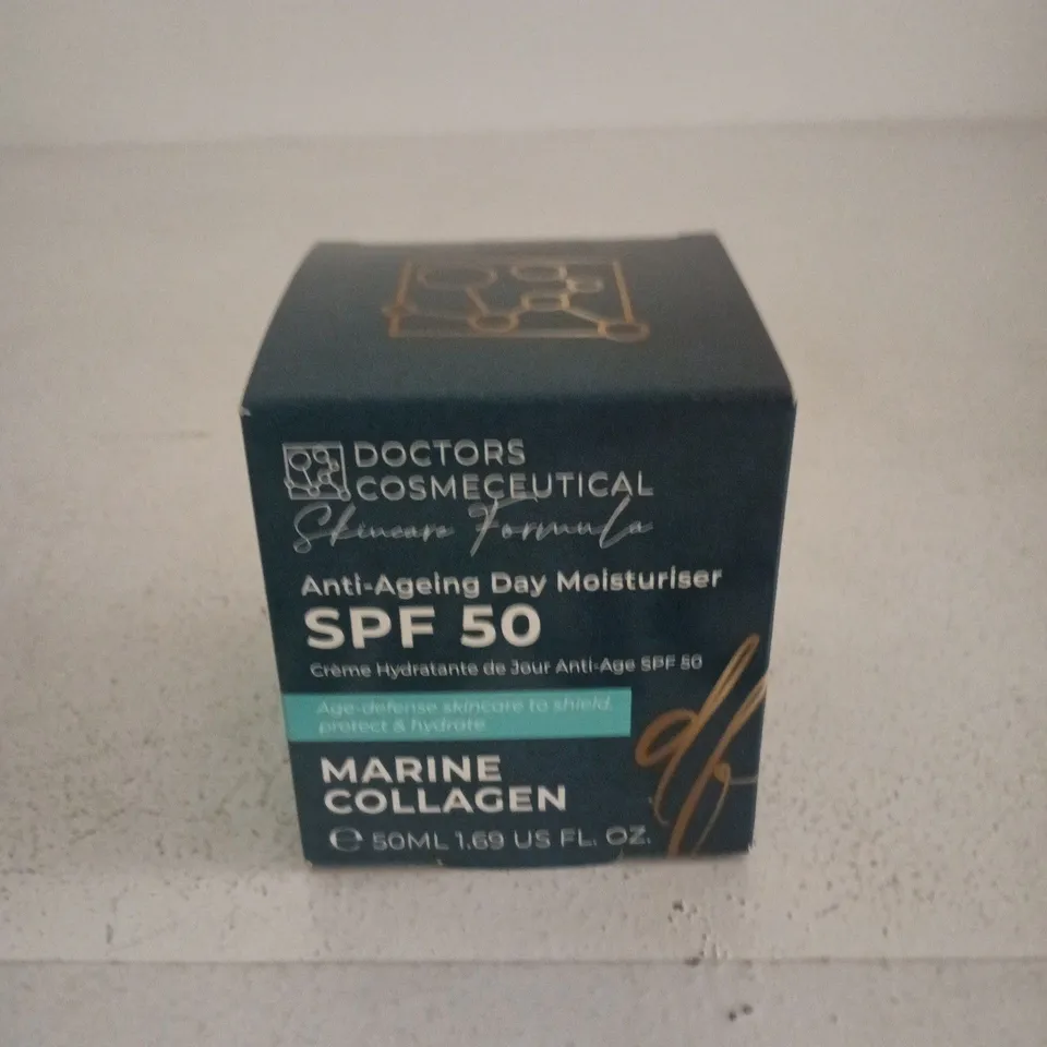 DOCTORS COSMECEUTICAL MARINE COLLAGEN ANTI-AGEING DAY MOISTURISER SPF 50, 50ML