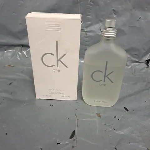 BOXED CALVIN KLEIN ONE EAU DE TOILETTE 200ML