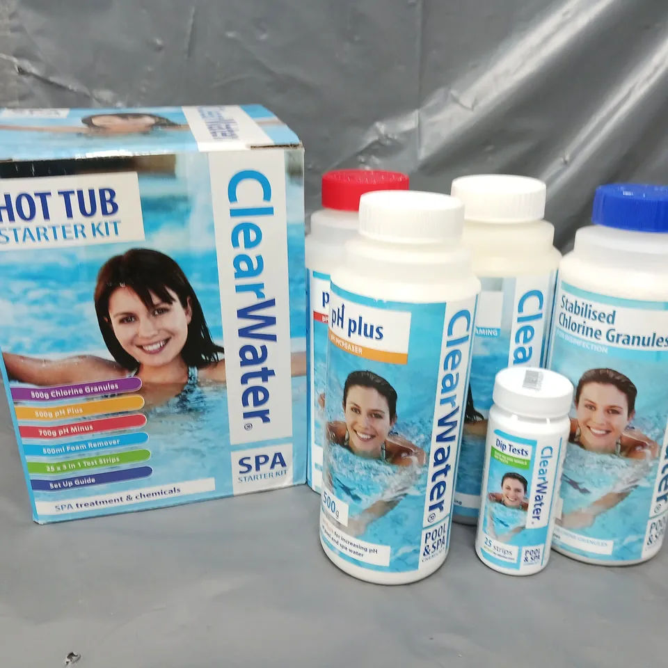 CLEARWATER HOT TUB STARTER KIT RRP £34.99