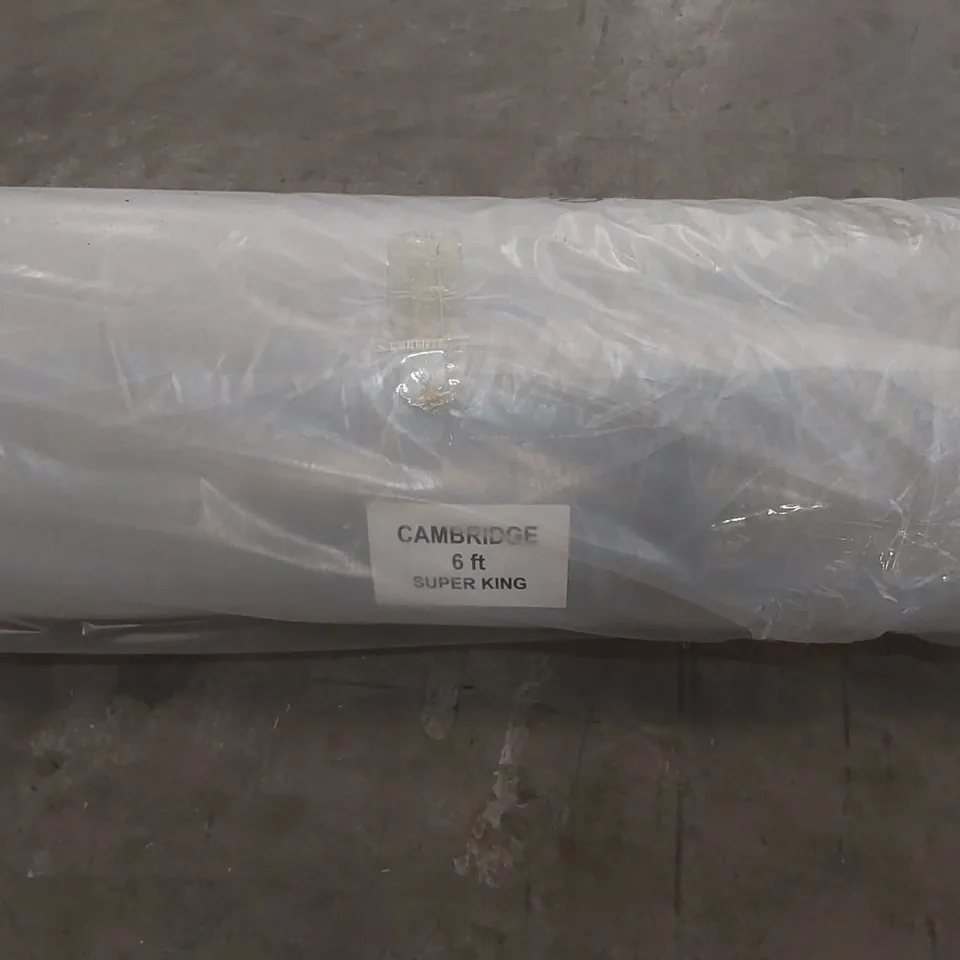 BRAND NEW BAGGED AND ROLLED CAMBRIDGE MATTRESS - 6FT SUPERKING