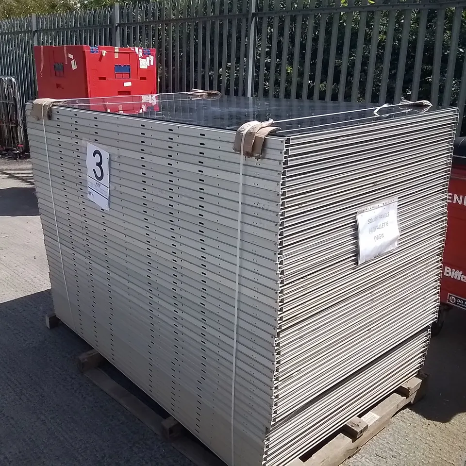 PALLET TO CONTAIN APPROXIMATELY 40 FIRST SOLAR 460W FS-6460A-P SOLAR PANELS