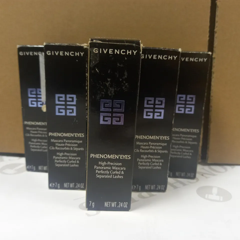 LOT OF 5 ASSORTED GIVENCHY PHENOMEN'EYES HIGH-PRECISION PANORAMIC MASCARA
