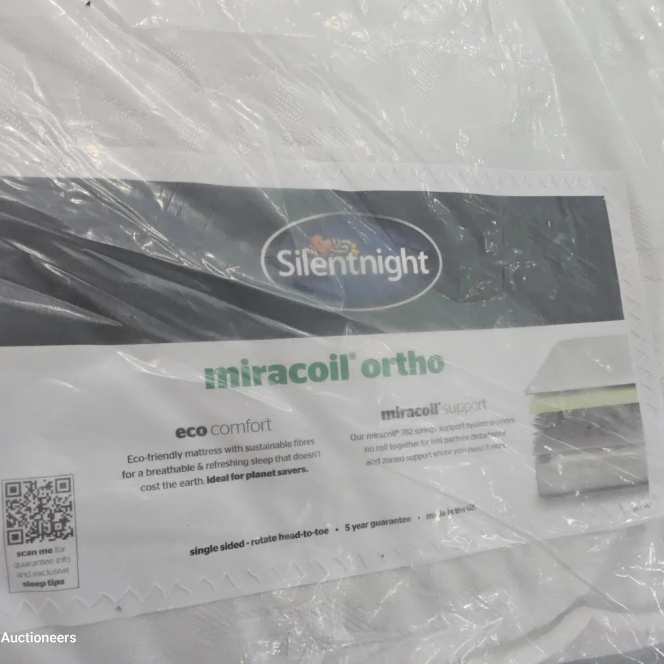 SILENTNIGHT ECO COMFORT ORTHO MICROCOIL SUPER KING 6' MATTRESS