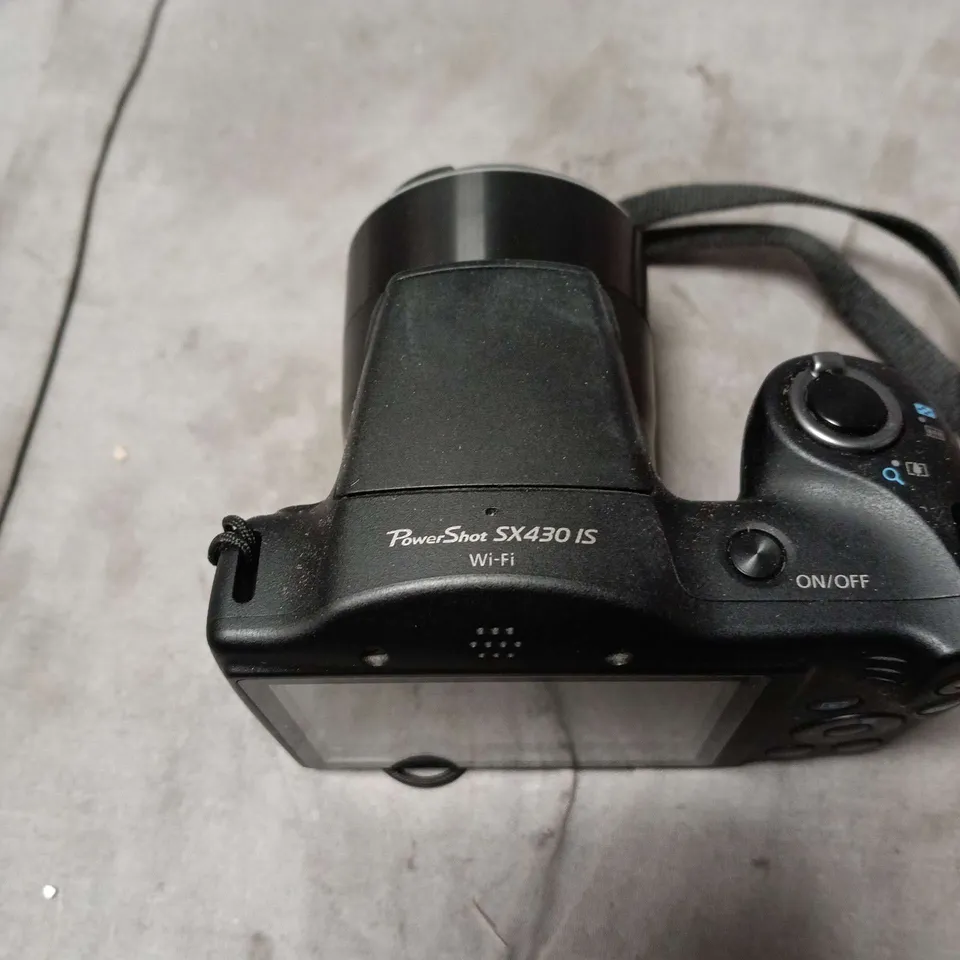 CANON POWERSHOT SX430 IS DIGITAL CAMERA – WI-FI – BLACK. UNBOXED