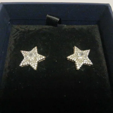 BUTLER & WILSON SPARKLING STAR EARRINGS 