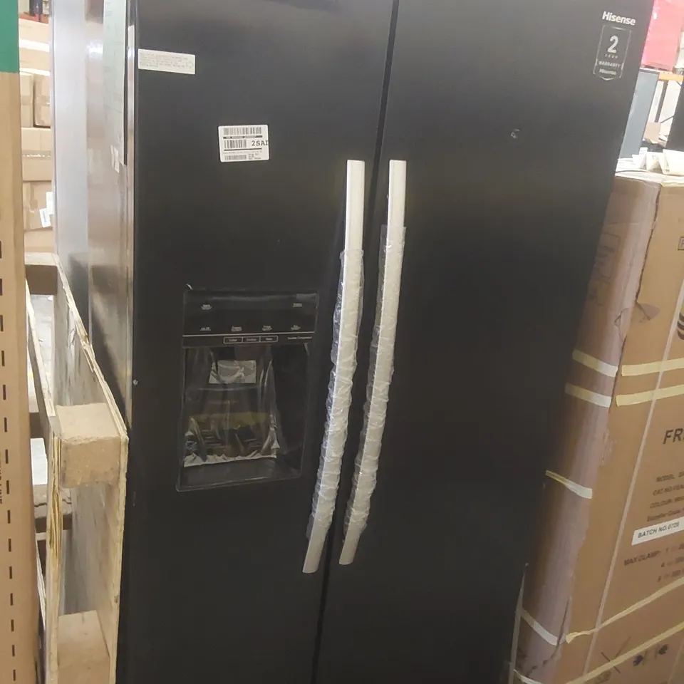 HISENSE SIDE BY SIDE FRIDGE FREEZER