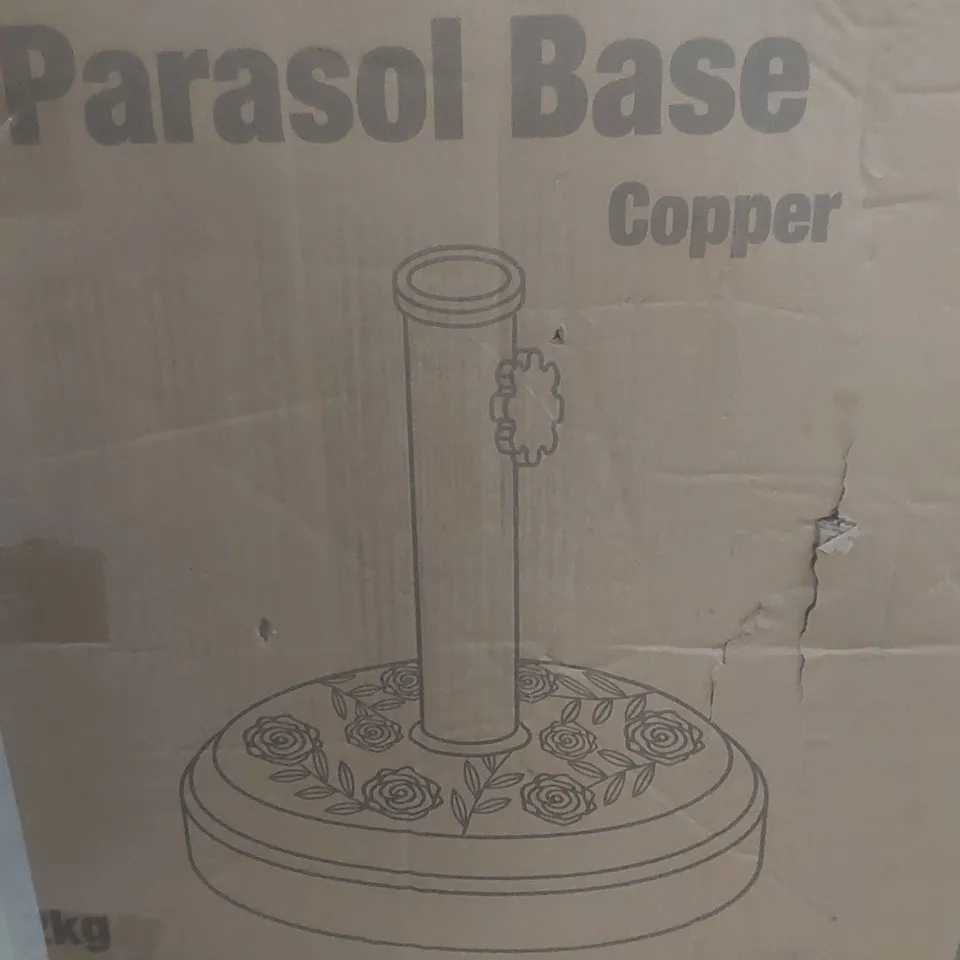 BOXED KEPLIN PARASOL BASE - COPPER