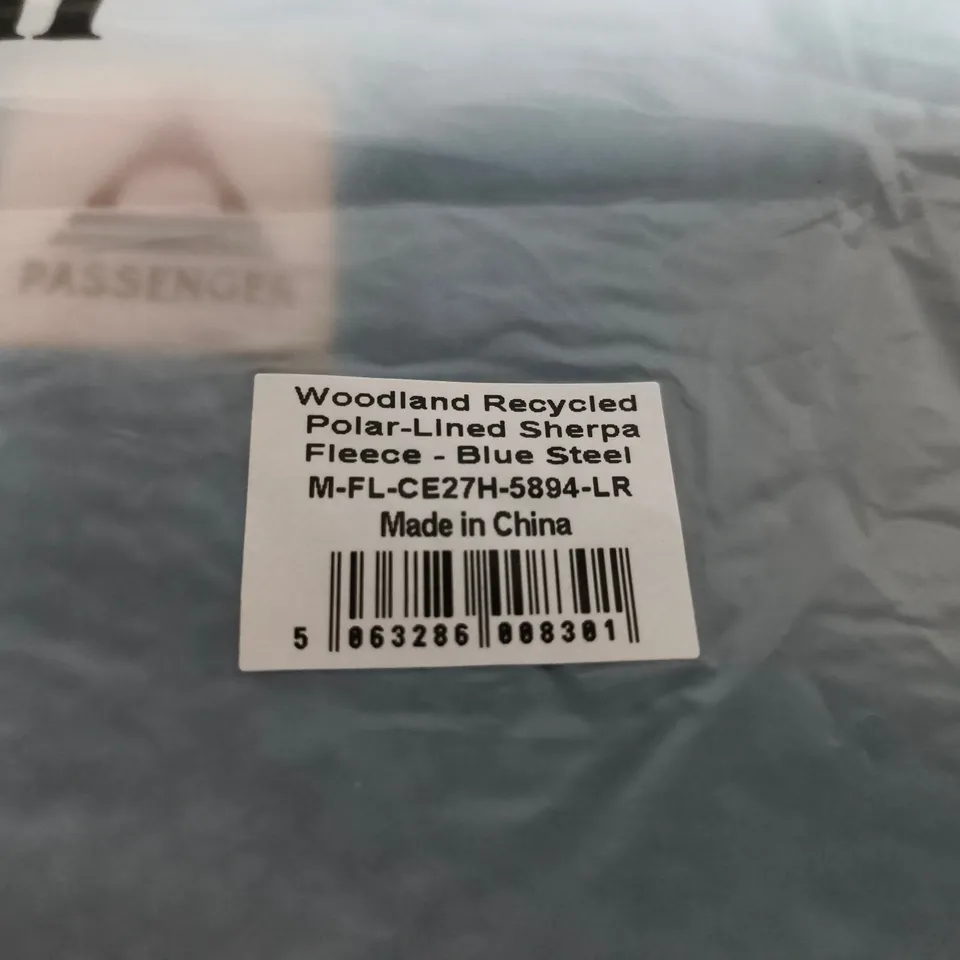 BAGGED PASSENGER WOODLAND RECYCLED POLAR-LINED SHERPA FLEECE JACKET – SIZE UNSPECIFIED