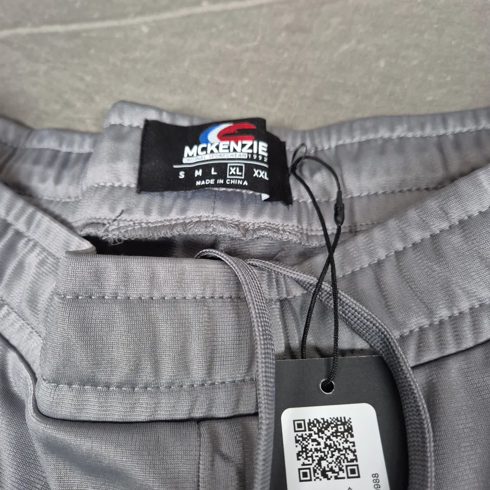 MCKENZIE GREY SPORTS SHORTS – ELASTICATED WAIST WITH DRAWSTRING 
